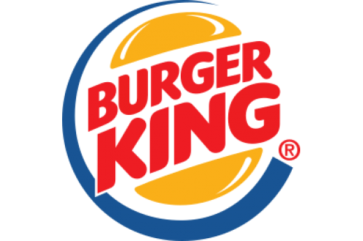 Burger King logo, fast food restaurant.